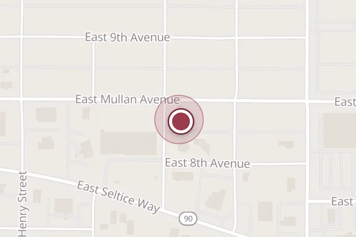 Street map around 804 N Lincoln St, Post Falls, with a pin at A Cut Above