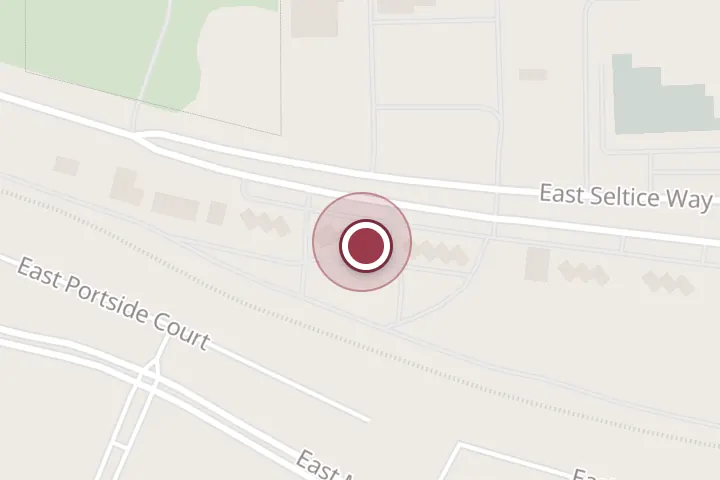 Street map around 5180 E Seltice Way Ste a, Post Falls, with a pin at Aardvark Bark Blowing & Landscape Services, LLC