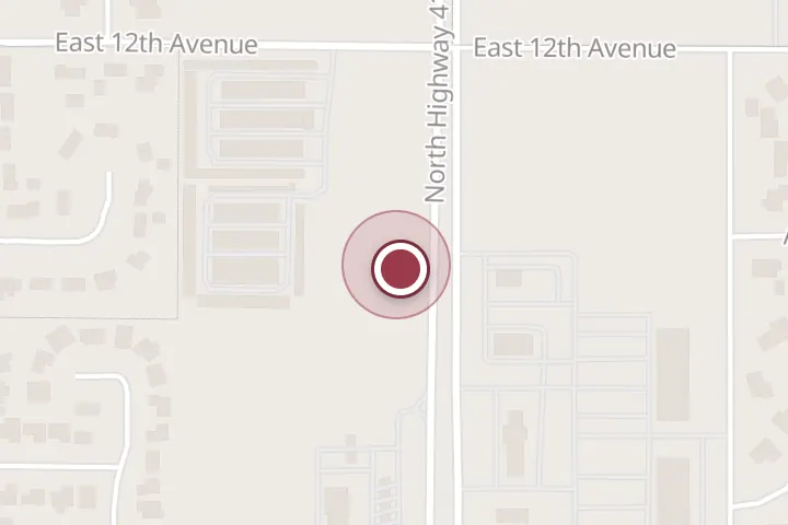 Street map around 1045 ID-41, Post Falls, with a pin at Acme Electric Inc