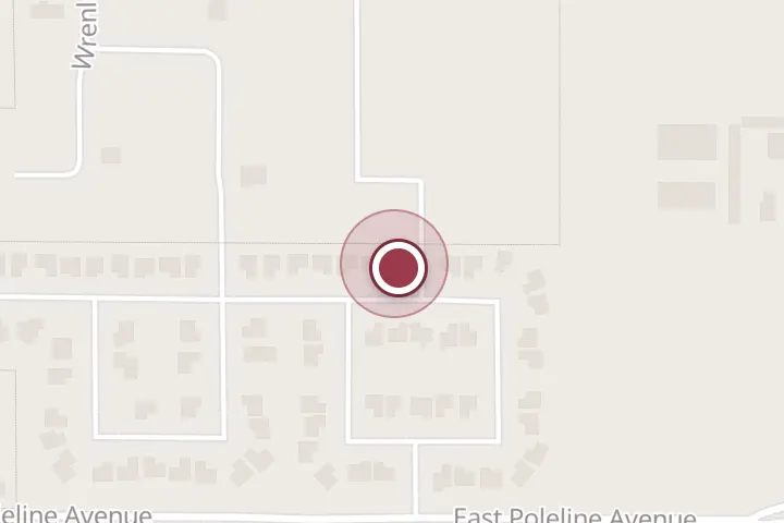 Street map around 2632 E Knapp Cir, Post Falls, with a pin at AD Lawns llc