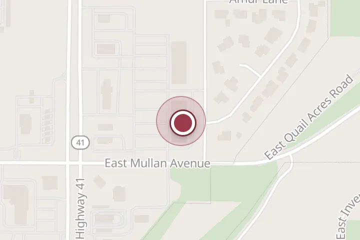 Street map around 900 ID-41 #6, Post Falls, with a pin at Anytime Fitness