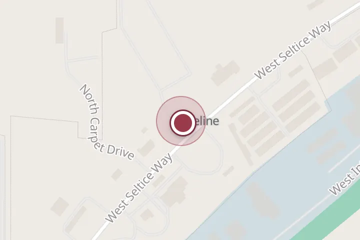 Street map around By Appointment Only, 6829 W Seltice Way #209, Post Falls, with a pin at Automotive Restoration by Dick Woller