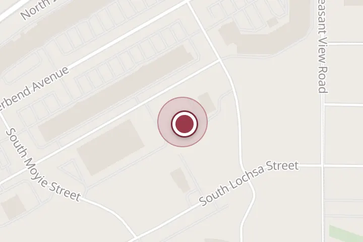 Street map around 4348 W Selway Ave Unit B, Post Falls, with a pin at Bayless Electric