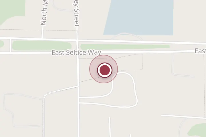 Street map around 6608 E Seltice Way, Post Falls, with a pin at Big Bear Auto Repair