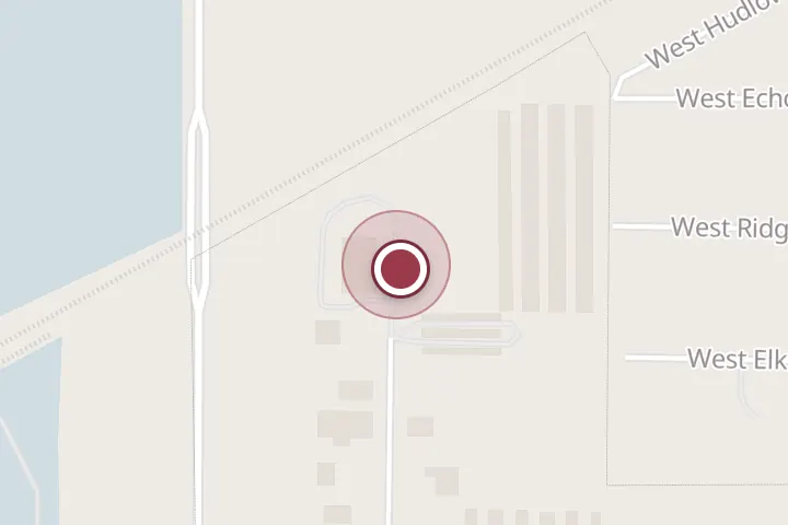 Street map around 1007 N Boulder Ct, Post Falls, with a pin at Bill's Heating & A/C