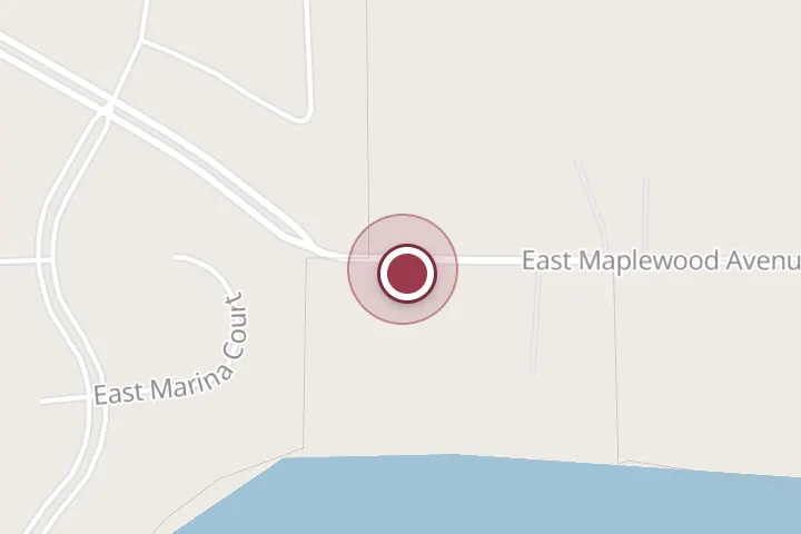 Street map around 5600-5674 Maplewood Ave, Post Falls, with a pin at BLM Ross Point Recreation Area