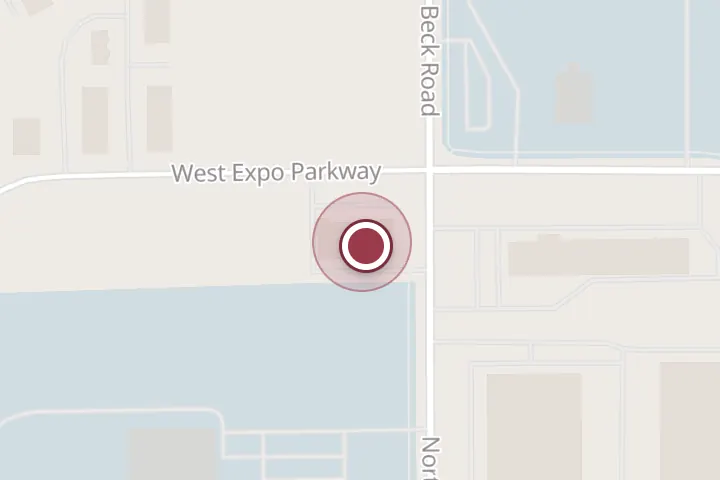 Street map around 5612 W Expo Pkwy, Post Falls, with a pin at BoxDrop Mattress & Furniture North Idaho