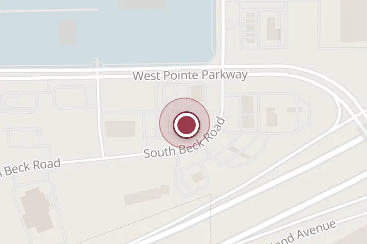 Street map around 264 S Beck Rd #102, Post Falls, with a pin at Capriotti's Sandwich Shop