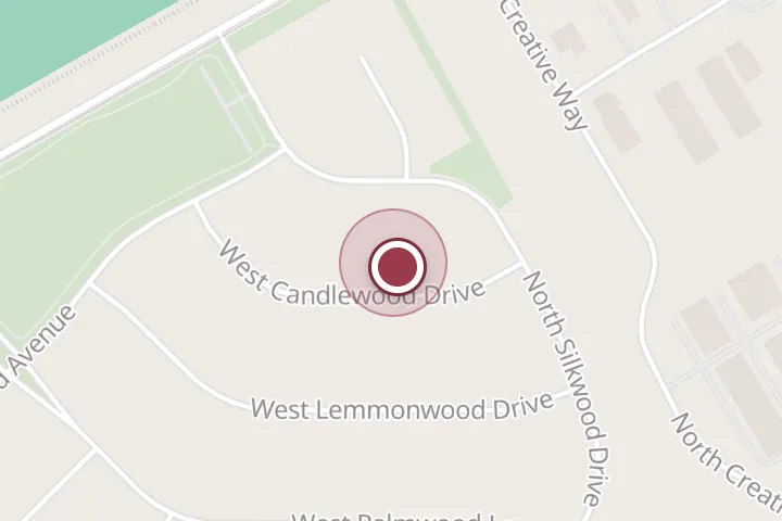 Street map around 4811 N W Candlewood Dr, Post Falls, with a pin at CDA Fix It