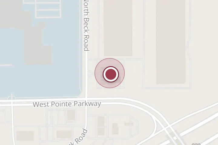 Street map around 70 N Beck Rd, Post Falls, with a pin at Circle K