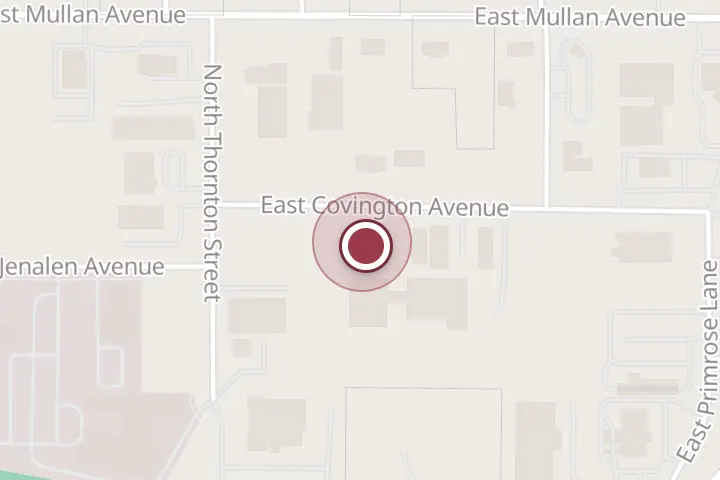 Street map around 3620 E Covington Ave, Post Falls, with a pin at Comfort Heating, Cooling, Electrical & Plumbing