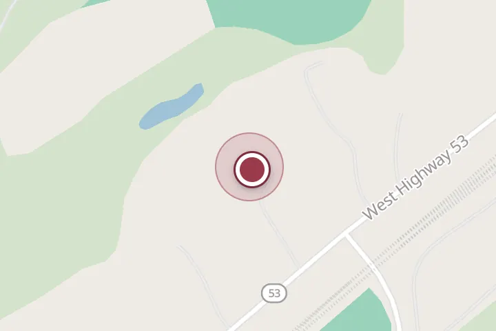Street map around 23567 W Hwy 53, Post Falls, with a pin at Dardan Enterprises