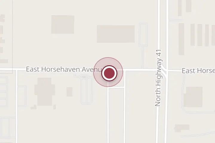 Street map around 3858 E Horsehaven Ave, Post Falls, with a pin at Djs Bubble Waffles