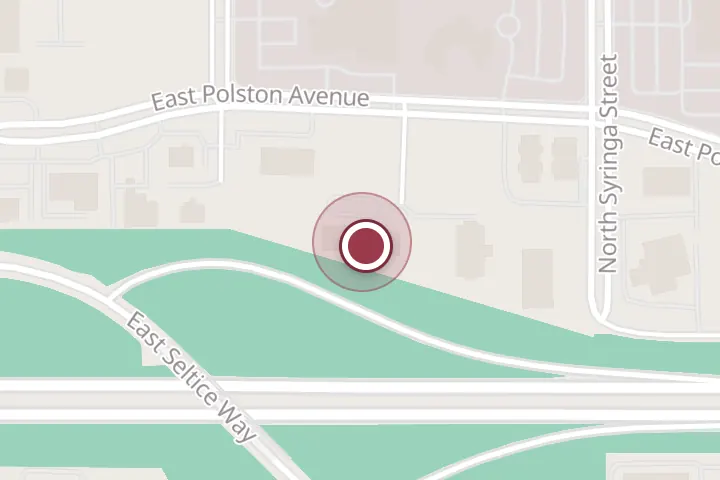 Street map around 609 N Calgary Ct #104, Post Falls, with a pin at Dr. Zachary Brumbach