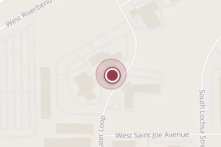 Street map around 510 Clearwater Loop, Post Falls, with a pin at Dream Team Realtors