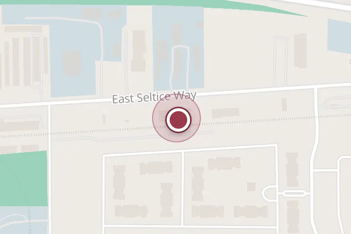 Street map around 3000 E Seltice Way Suite 108, Post Falls, with a pin at Eden Advanced Pest Technologies