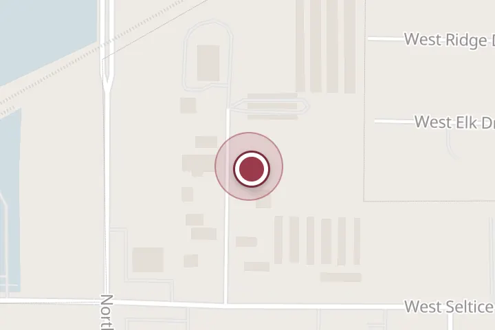 Street map around 951 N Boulder Ct, Post Falls, with a pin at Elite Turf Top Dressing