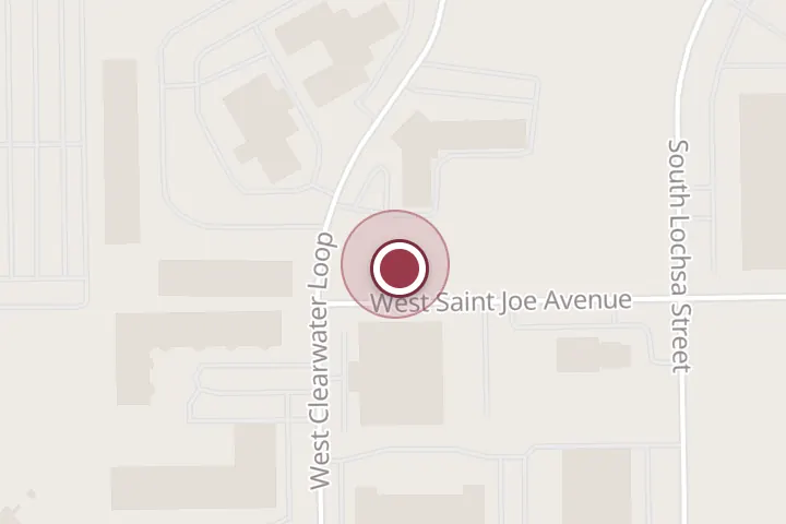 Street map around 4653 St Joe Ave Unit A-109, Post Falls, with a pin at Evans Insurance