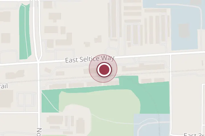 Street map around 2600 E Seltice Way Ste e, Post Falls, with a pin at Fades by Tonaé