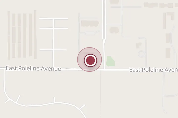Street map around 2995 N Charleville Rd, Post Falls, with a pin at H&V Concrete LLC
