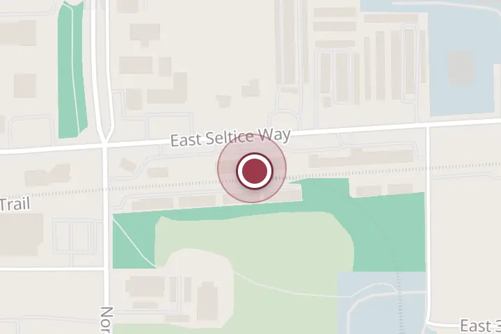 Street map around 2600 E Seltice Way Ste F, Post Falls, with a pin at Hair by Kellie P