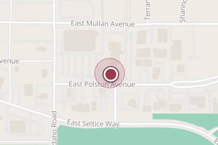 Street map around 925 E Polston Ave, Post Falls, with a pin at Harris Michael B MD