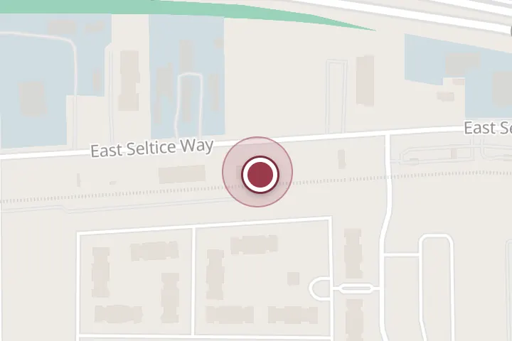 Street map around 3046 E Seltice Way, Post Falls, with a pin at Inland Northwest Veterinary Specialty Care