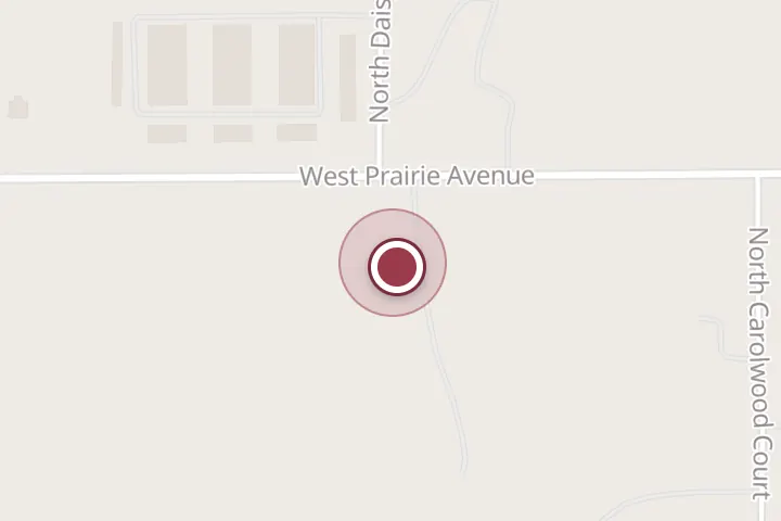 Street map around 5810 W Prairie Ave, Post Falls, with a pin at Innovative Electrical Systems llc