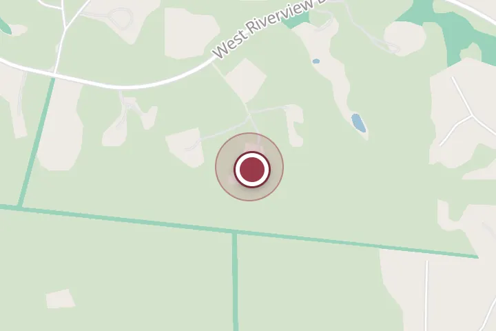 Street map around 494 S Ironwood Ln, Post Falls, with a pin at Ironwood Cabinets