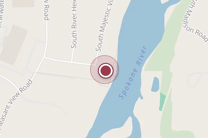 Street map around 3761 W River Falls Dr, Post Falls, with a pin at Le Voyage Clothing Boutique