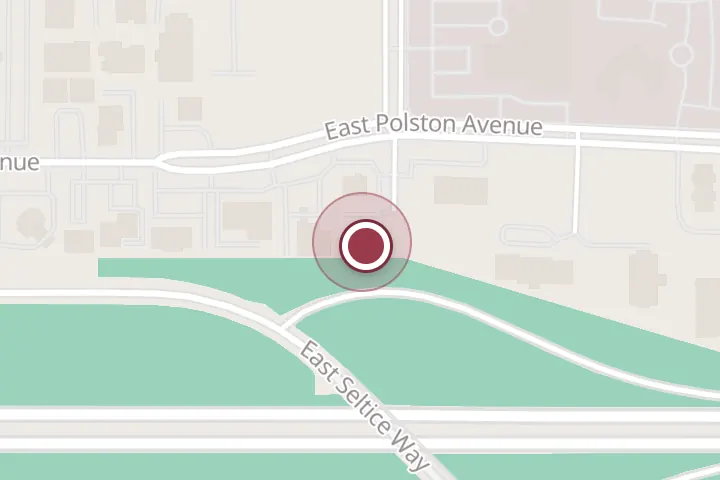 Street map around 605 N Shetland Ct, Post Falls, with a pin at Life Chiropractic Center