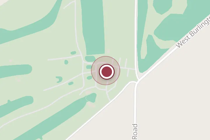 Street map around 10623 N Chase Rd, Post Falls, with a pin at Links Golf Club