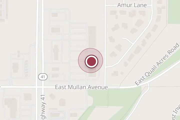 Street map around 900 ID-41 Ste 3, Post Falls, with a pin at Lounge Fly