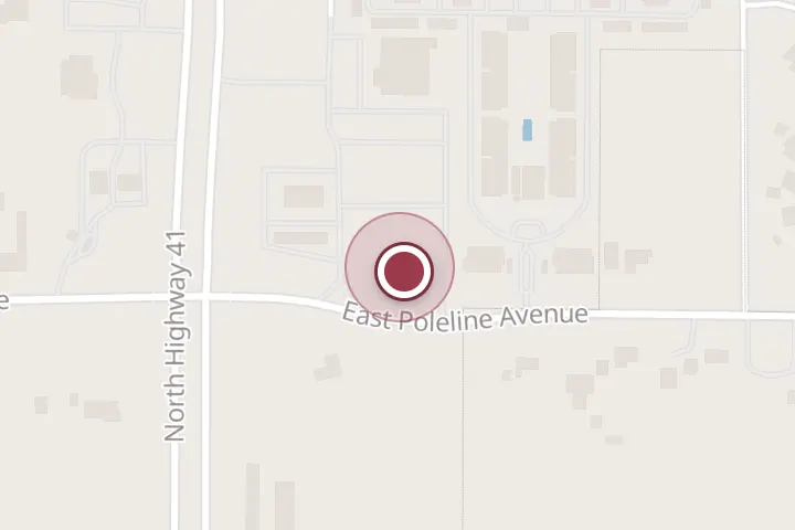 Street map around 4163 E Poleline Ave, Post Falls, with a pin at McDonald's