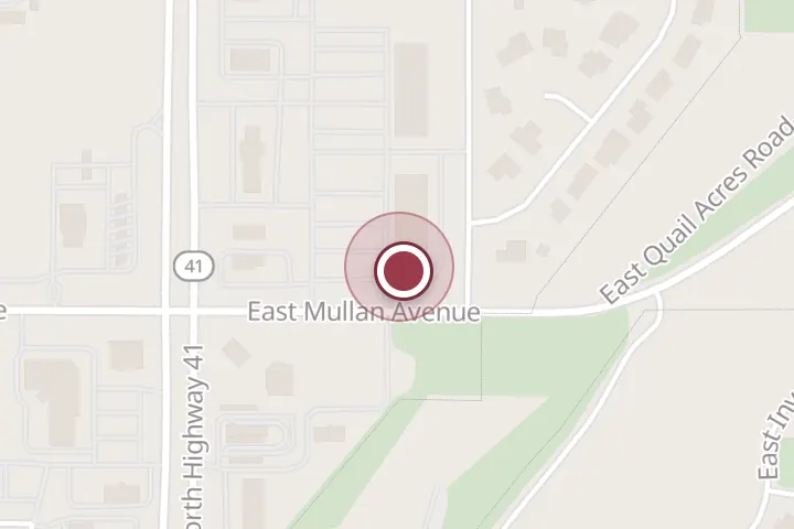 Street map around 900 ID-41 #9, Post Falls, with a pin at Missfluent Beauty