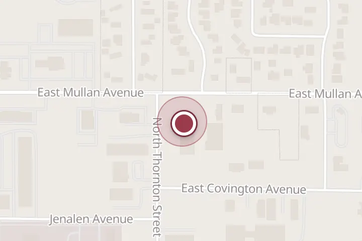 Street map around 780 N Thornton St, Post Falls, with a pin at North Idaho Decks & Interiors, LLC