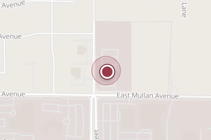 Street map around 1551 E Mullan Ave #200-B, Post Falls, with a pin at Northwest Family Medicine