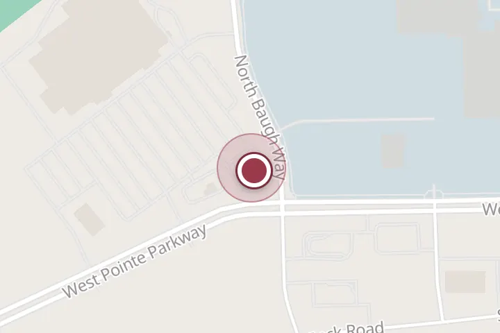 Street map around 6291 W Pointe Pkwy, Post Falls, with a pin at Panda Express