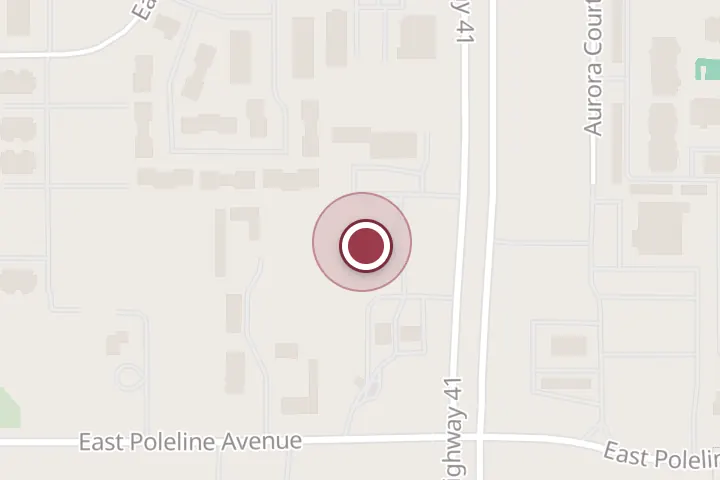 Street map around 2591 ID-41, Post Falls, with a pin at Perfection Landscape and sprinkler