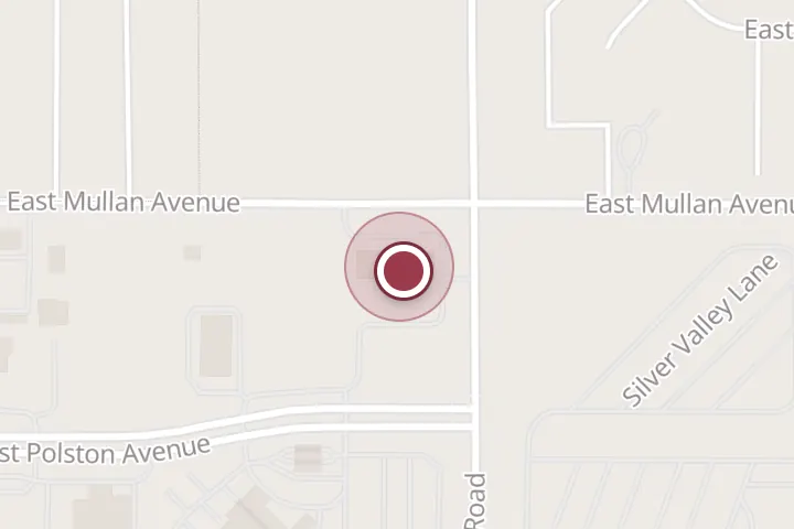 Street map around 811 N Greensferry Rd, Post Falls, with a pin at Post Falls Volkswagen