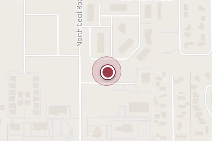 Street map around 3275 E Quad Pk Ct Ste 101, Post Falls, with a pin at Prairie Lawn & Snow