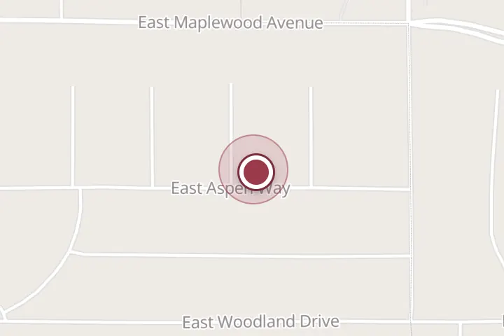 Street map around 4677 E Aspen Way, Post Falls, with a pin at Project PRO Junk Removal