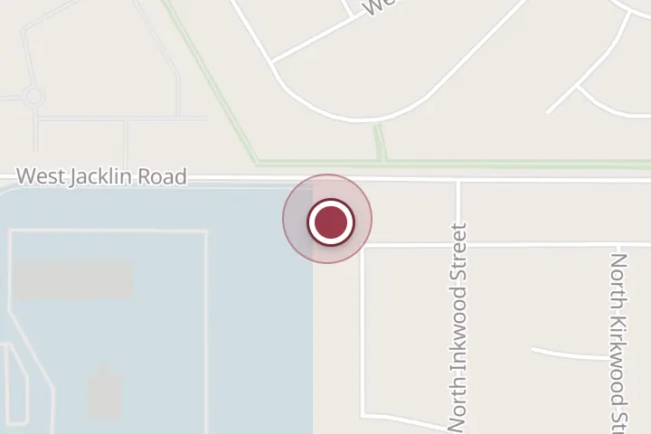 Street map around 5293 W Gumwood Cir, Post Falls, with a pin at RANDY PALMA ELECTRIC, LLC