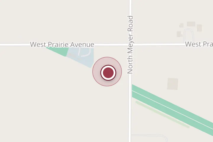 Street map around 6506 W Prairie Ave, Post Falls, with a pin at Rebuild Exercise