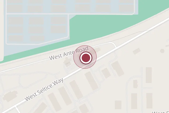 Street map around 6037 W Seltice Way, Post Falls, with a pin at Rebuy Apparel