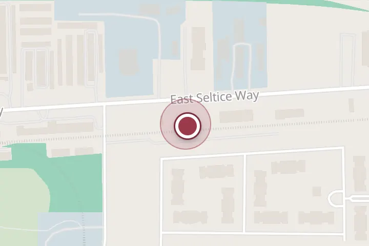 Street map around 2868 E Seltice Way, Post Falls, with a pin at Relic Smokehouse and Pub