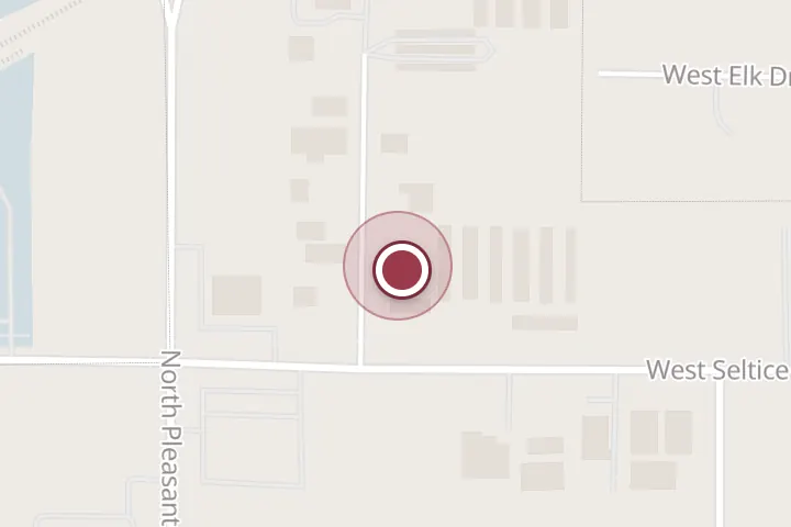 Street map around 867 N Boulder Ct, Post Falls, with a pin at Smokin Glory BBQ & Catering, LLC