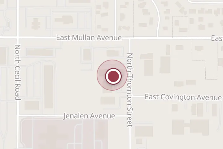 Street map around 761 N Thornton St, Post Falls, with a pin at Spa Elegance