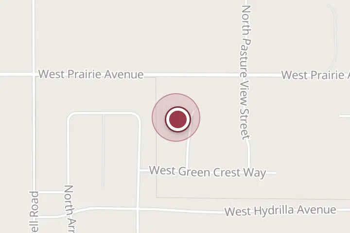 Street map around 13392 W Prairie Ave, Post Falls, with a pin at Stockwell Paint Contractors