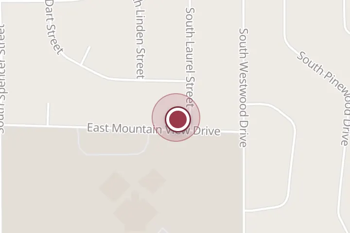 Street map around 3529 E Mountain Vw Dr, Post Falls, with a pin at Stone Base Contractors Flooring and Decks